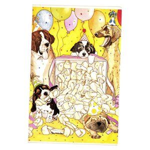 Dog Themed Birthday Party Postcard By Mary Badenhop North Shore Animal League